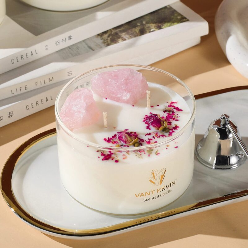 rystal Stone Scented Candle