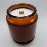 wooden wick candle