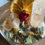 dried fruit decor candles