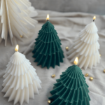 winter decor candles
