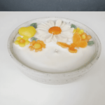 floral butterfly candles