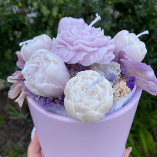 romantic home decor candle