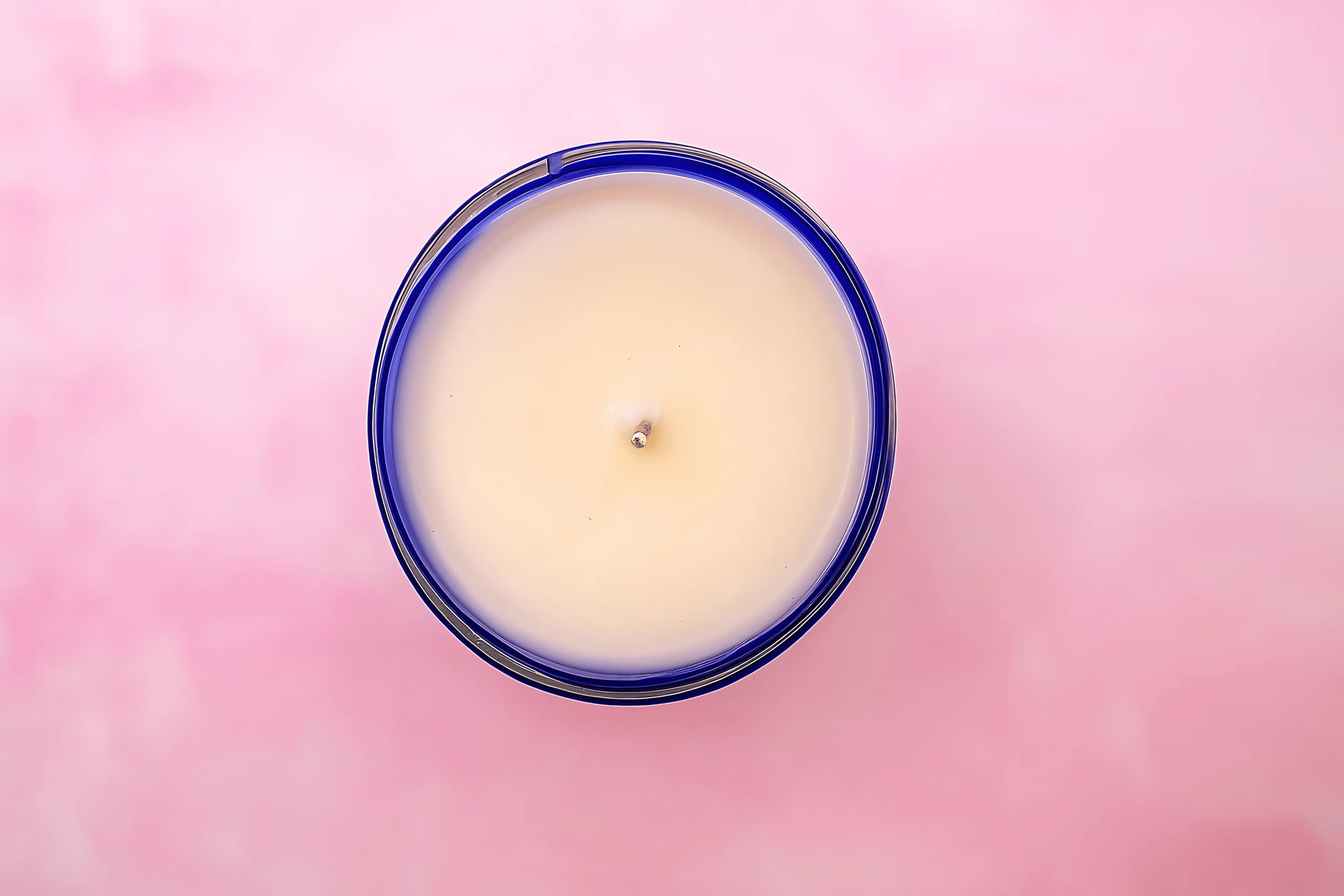 Luxury scented candle Study Nocturne in a clear glass jar
