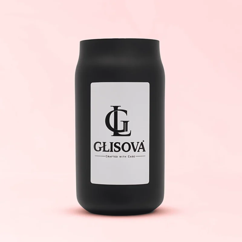 Non-toxic vegan candle with notes of oolong tea and leather.