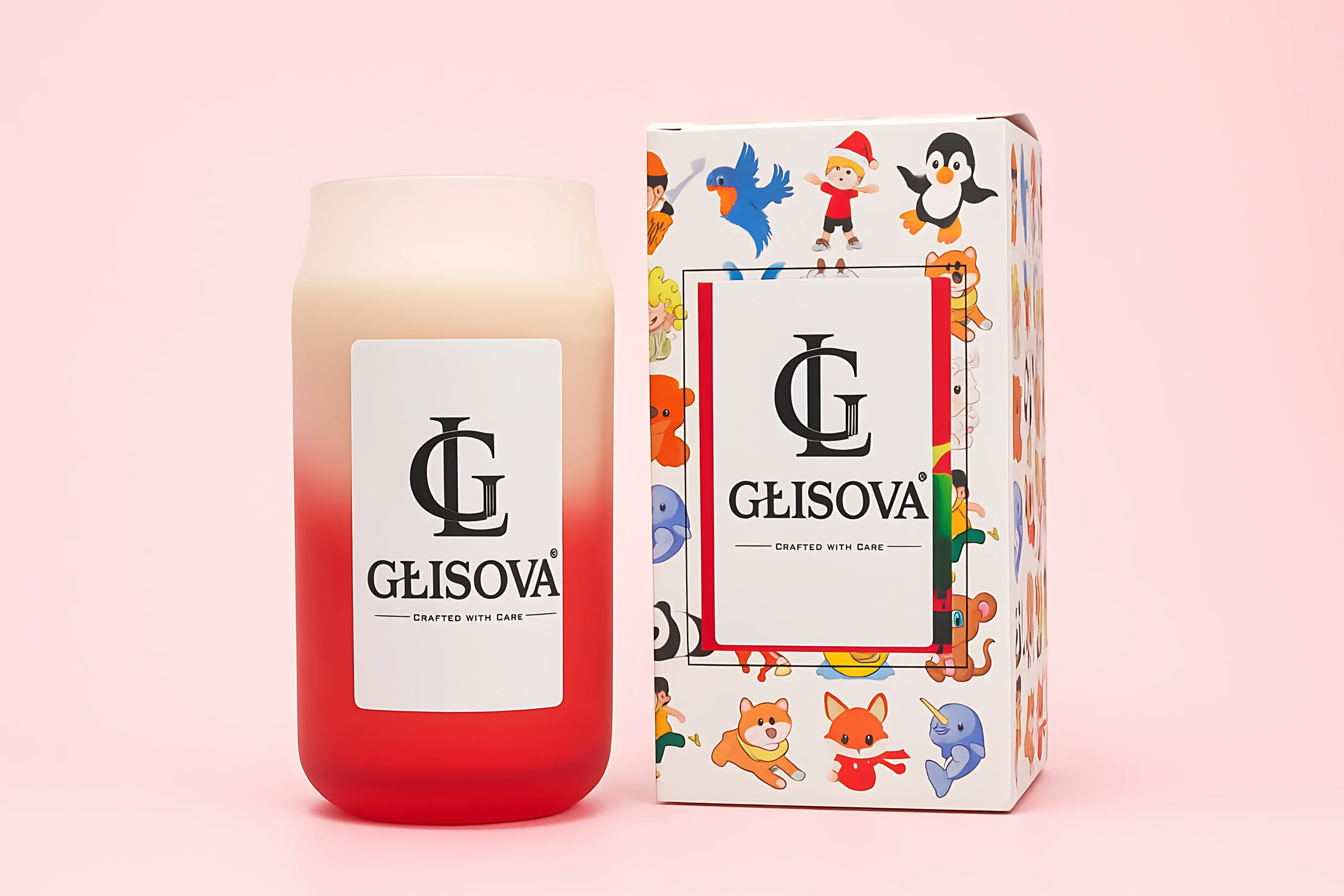 Premium scented candle with notes of sea salt, sage, and grapefruit