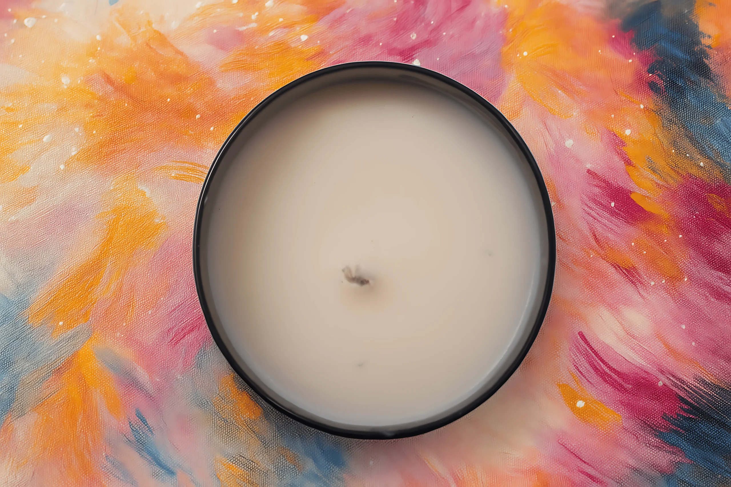 Non-toxic vegan candle by GLISOVA, perfect for relaxation