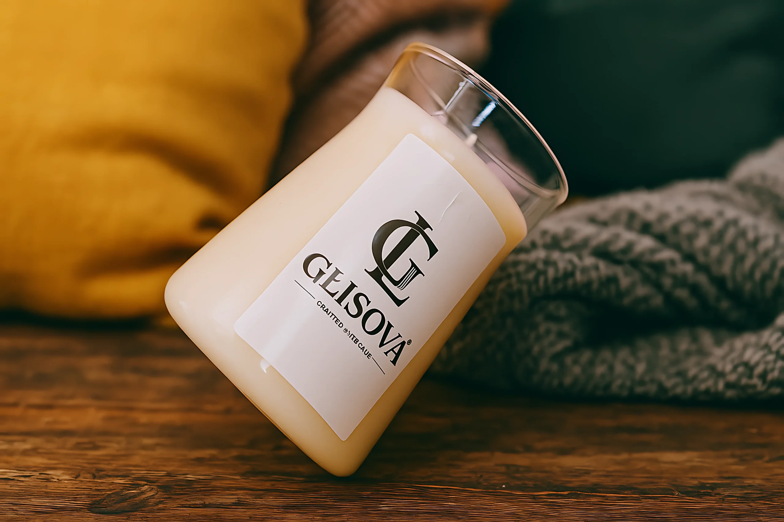 Elegant home fragrance gift - GLISOVA The Alpinist candle.